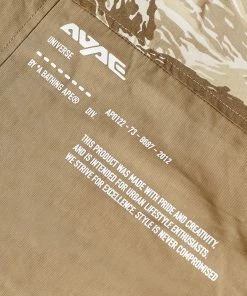 AAPE By A Bathing Ape AAPE Reversible Camo Panel Polar Fleece Jacket -Outlet Sweaters Store 15 12 2021 LL AAPJKM7463XXHBGL 4 1