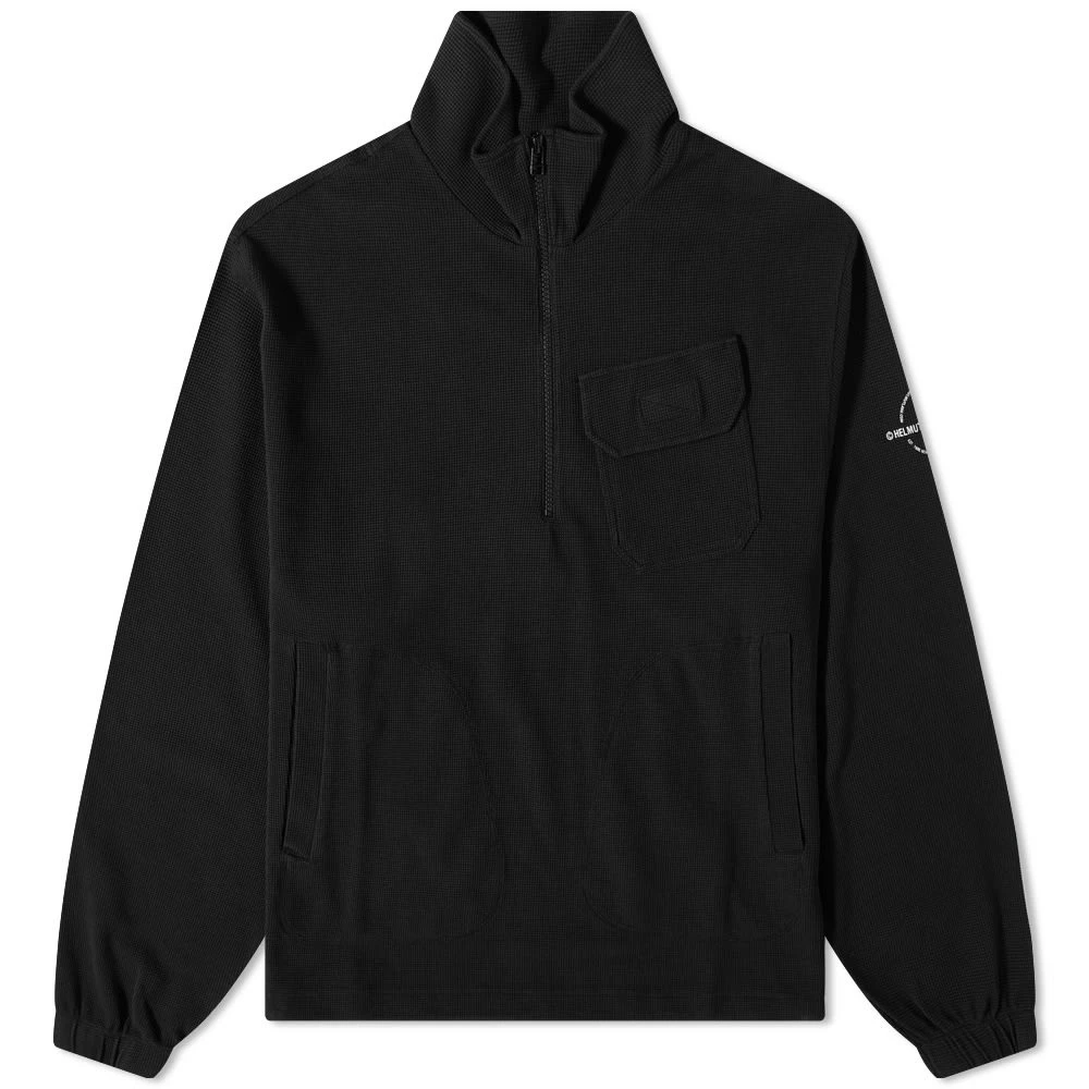 Helmut Lang Waffle Quarter Zip Pocket Fleece 1 Helmut Lang Waffle Quarter Zip Pocket Fleece