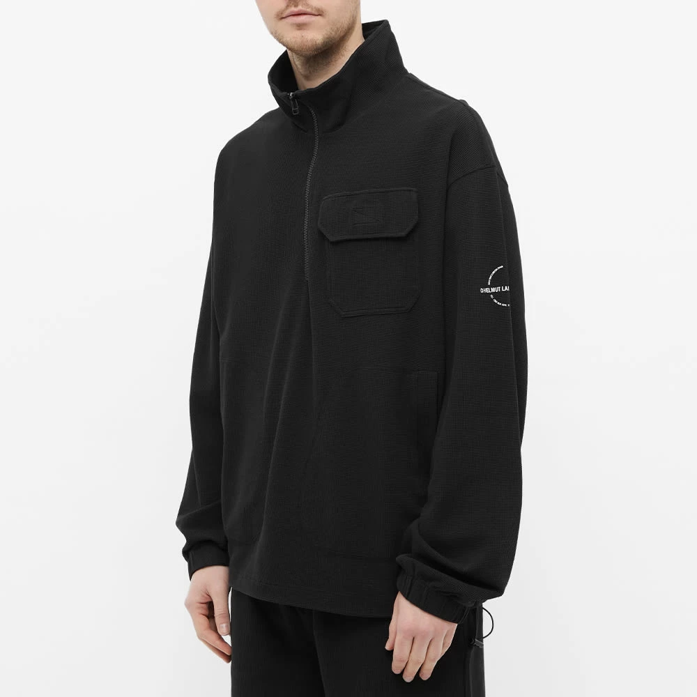Helmut Lang Waffle Quarter Zip Pocket Fleece 3 Helmut Lang Waffle Quarter Zip Pocket Fleece - Image 3