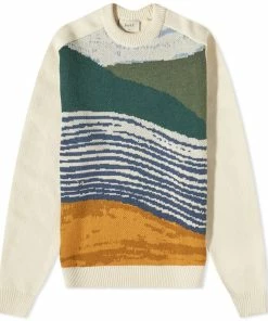 Foret River Jacquard Crew Knit