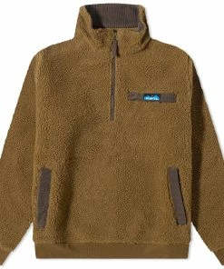 KAVU Calawah Half Zip Sherpa Fleece