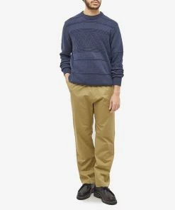 Oliver Spencer Blenheim Crew Knit -Outlet Sweaters Store 16 02 2023 LL OSMK637D PIC01NAV m4 1