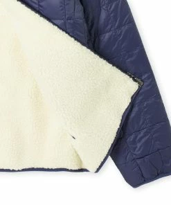 Taion Reversible Fleece Down Jacket 10 Taion Reversible Fleece Down Jacket -Outlet Sweaters Store 16 10 2020 JA TAION R102MB NVY 2 1