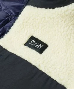 Taion Reversible Fleece Down Jacket 12 Taion Reversible Fleece Down Jacket -Outlet Sweaters Store 16 10 2020 JA TAION R102MB NVY 4 1
