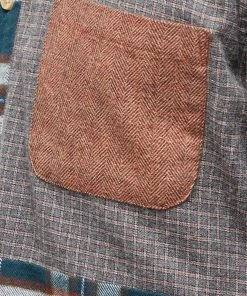 Portuguese Flannel Patchwork 2 Check Shirt -Outlet Sweaters Store 16 10 2022 EC PF PATCHSHRT 10 1