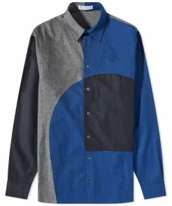 JW Anderson Curved Patchwork Shirt