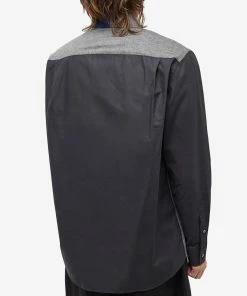 JW Anderson Curved Patchwork Shirt -Outlet Sweaters Store 16 11 2022 SI SH0200 PG0978 929 8 1