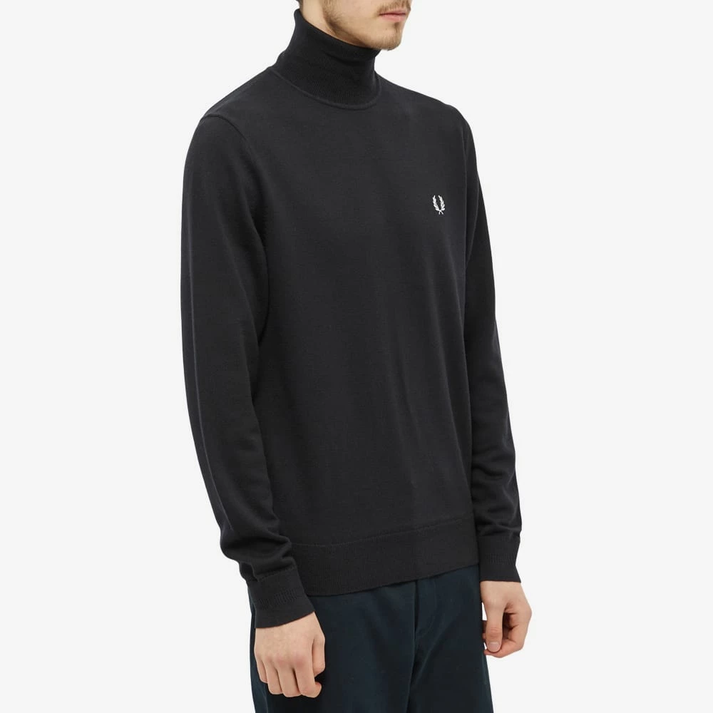 Fred Perry Authentic Fred Perry Roll Neck Knit 2 Fred Perry Authentic Fred Perry Roll Neck Knit - Image 2