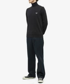 Fred Perry Authentic Fred Perry Roll Neck Knit 8 Fred Perry Authentic Fred Perry Roll Neck Knit -Outlet Sweaters Store 16 12 2022 FB K9552 102 m9 1