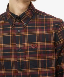 Fred Perry Authentic Brushed Twill Tartan Shirt 9 Fred Perry Authentic Brushed Twill Tartan Shirt -Outlet Sweaters Store 16 12 2022 FO M4656 597 10 1