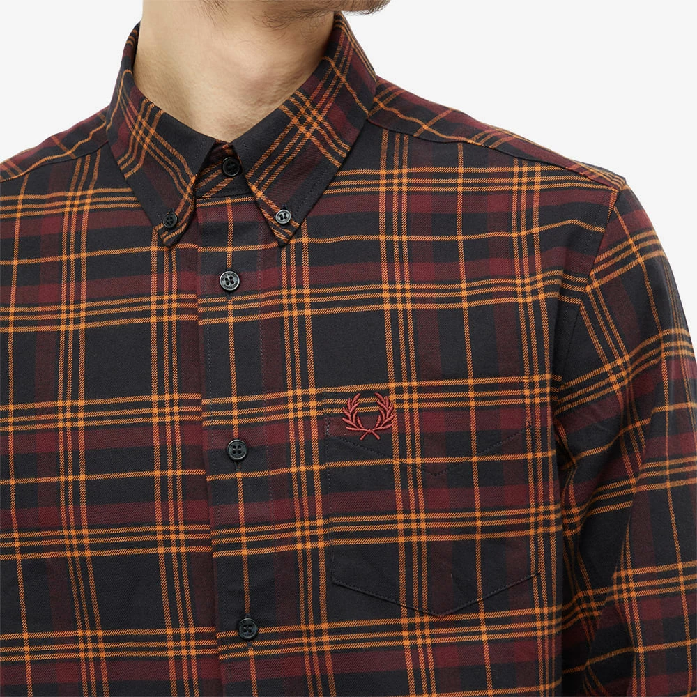 Fred Perry Authentic Brushed Twill Tartan Shirt 5 Fred Perry Authentic Brushed Twill Tartan Shirt - Image 5