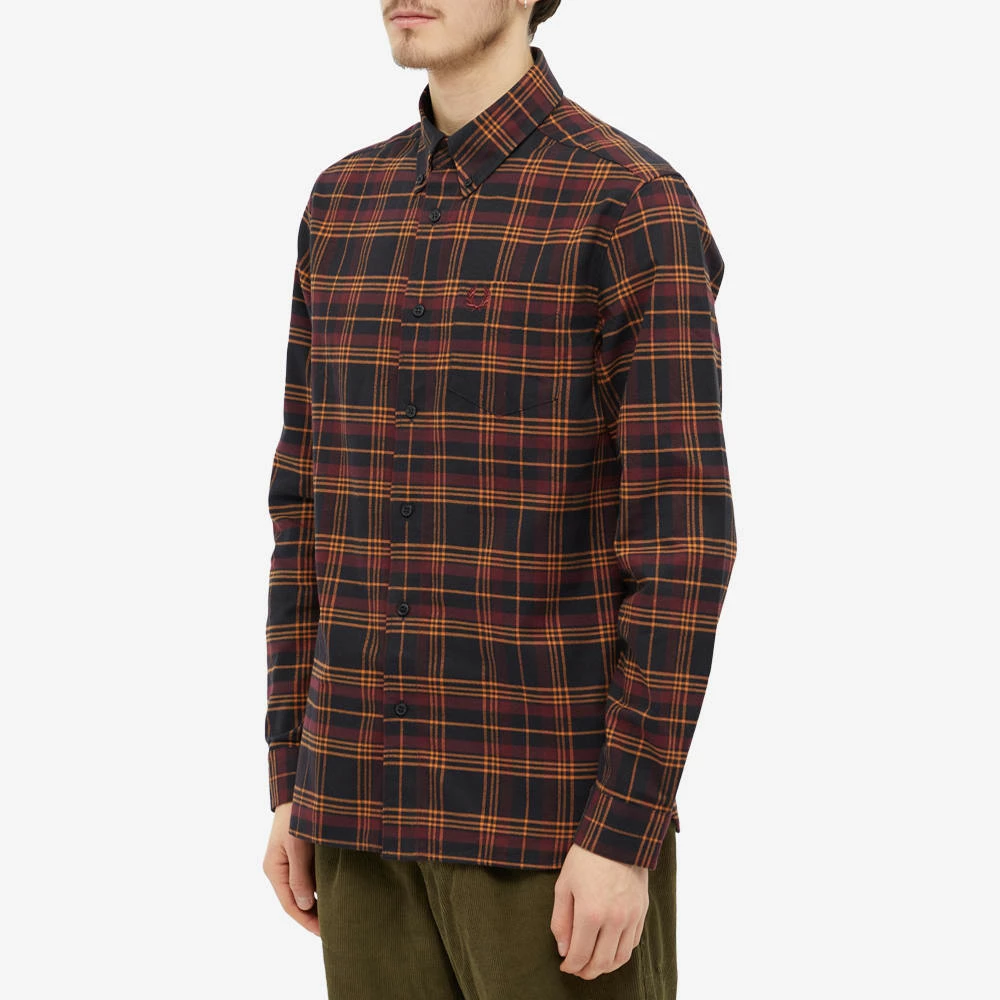 Fred Perry Authentic Brushed Twill Tartan Shirt 2 Fred Perry Authentic Brushed Twill Tartan Shirt - Image 2
