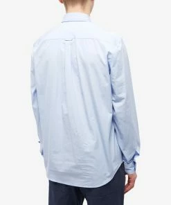 Maison Kitsune Maison Kitsuné Fox Head Embroidery Classic Shirt -Outlet Sweaters Store 16 12 2022 ML HM00435WC0025 LBL 8 1