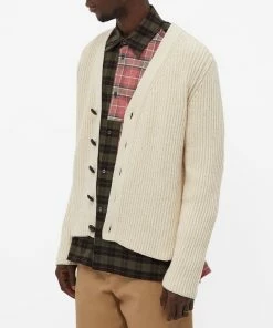 Jil Sander Rib Knit Cardigan -Outlet Sweaters Store 17 01 2022 ML JSMU751012 MUY21118 104 7 1