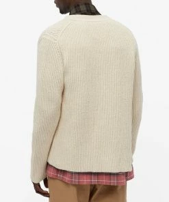 Jil Sander Rib Knit Cardigan -Outlet Sweaters Store 17 01 2022 ML JSMU751012 MUY21118 104 8 1