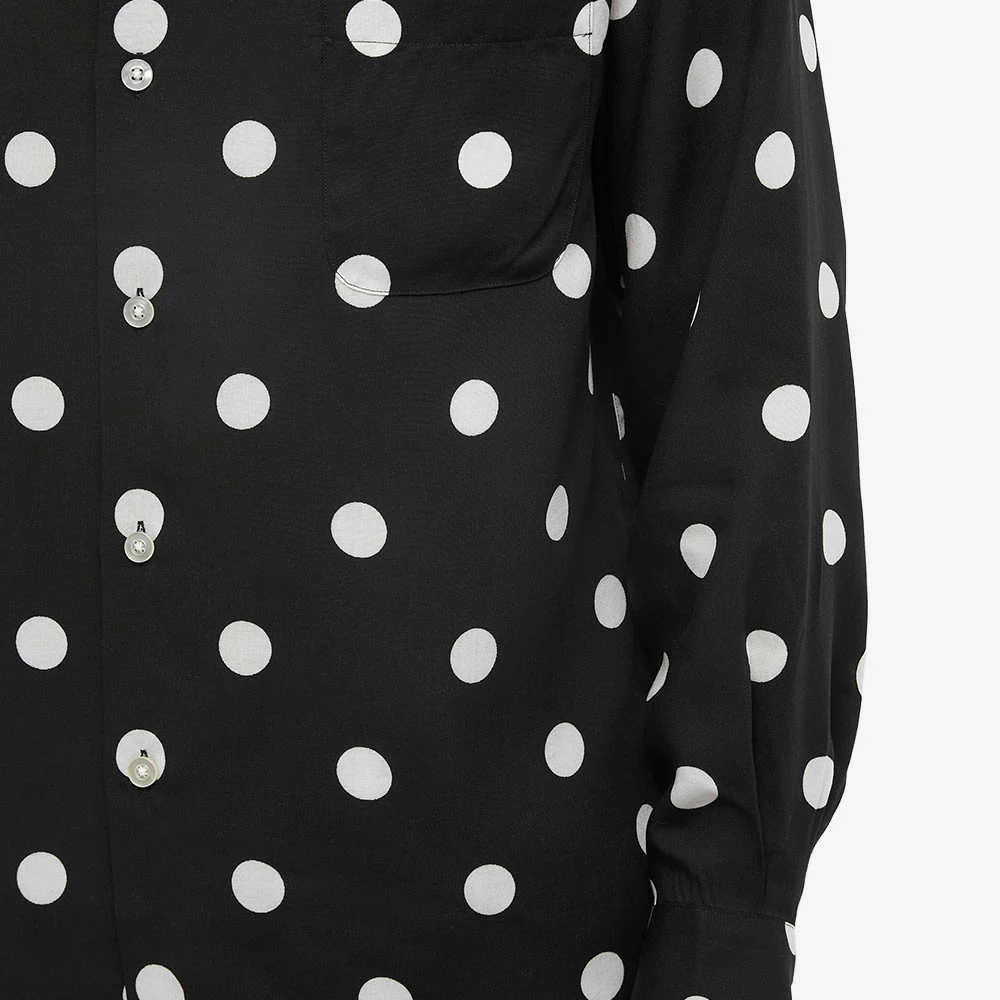 Wacko Maria Long Sleeve Polka Dot Hawaiian Shirt 5 Wacko Maria Long Sleeve Polka Dot Hawaiian Shirt - Image 5