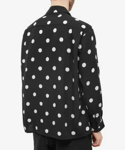 Wacko Maria Long Sleeve Polka Dot Hawaiian Shirt 7 Wacko Maria Long Sleeve Polka Dot Hawaiian Shirt -Outlet Sweaters Store 17 02 2023 LB 23SSE WMS HI03 BLK 8 1