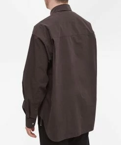 Studio Nicholson Jude Classic Button Down Shirt -Outlet Sweaters Store 17 06 2022 JD JUDESNM 884 BKG 8 1