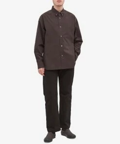 Studio Nicholson Jude Classic Button Down Shirt -Outlet Sweaters Store 17 06 2022 JD JUDESNM 884 BKG m9 1