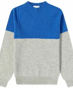 Country Of Origin Supersoft Seamless Half & Half Crew Knit