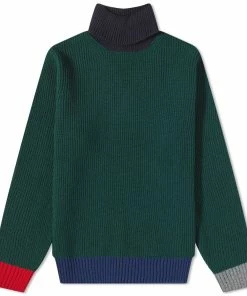 Country Of Origin Contra Polo Neck Knit