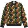 Drole De Monsieur Drôle De Monsieur Geo Print Crew Knit