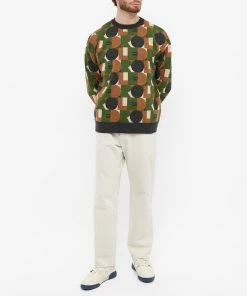 Drole De Monsieur Drôle De Monsieur Geo Print Crew Knit -Outlet Sweaters Store 17 10 2022 LL A PO115 WO009 KK m4 1