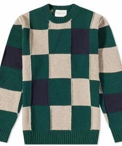 Country Of Origin Check Crew Knit