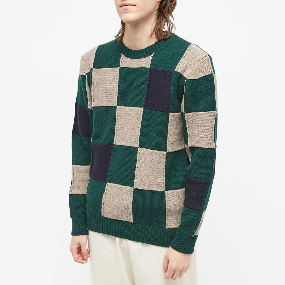 Country Of Origin Check Crew Knit 2 Country Of Origin Check Crew Knit - Image 2
