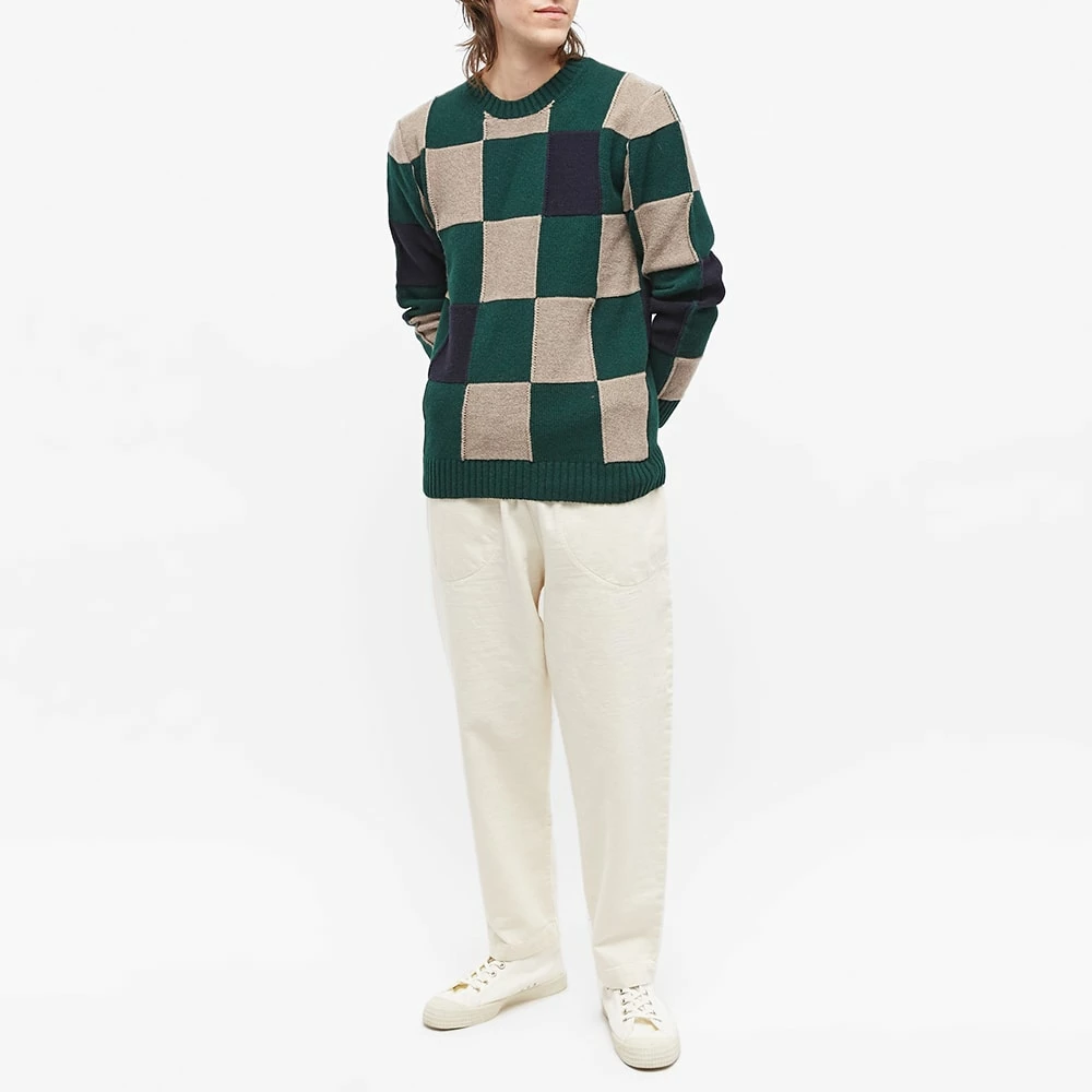 Country Of Origin Check Crew Knit 4 Country Of Origin Check Crew Knit - Image 4