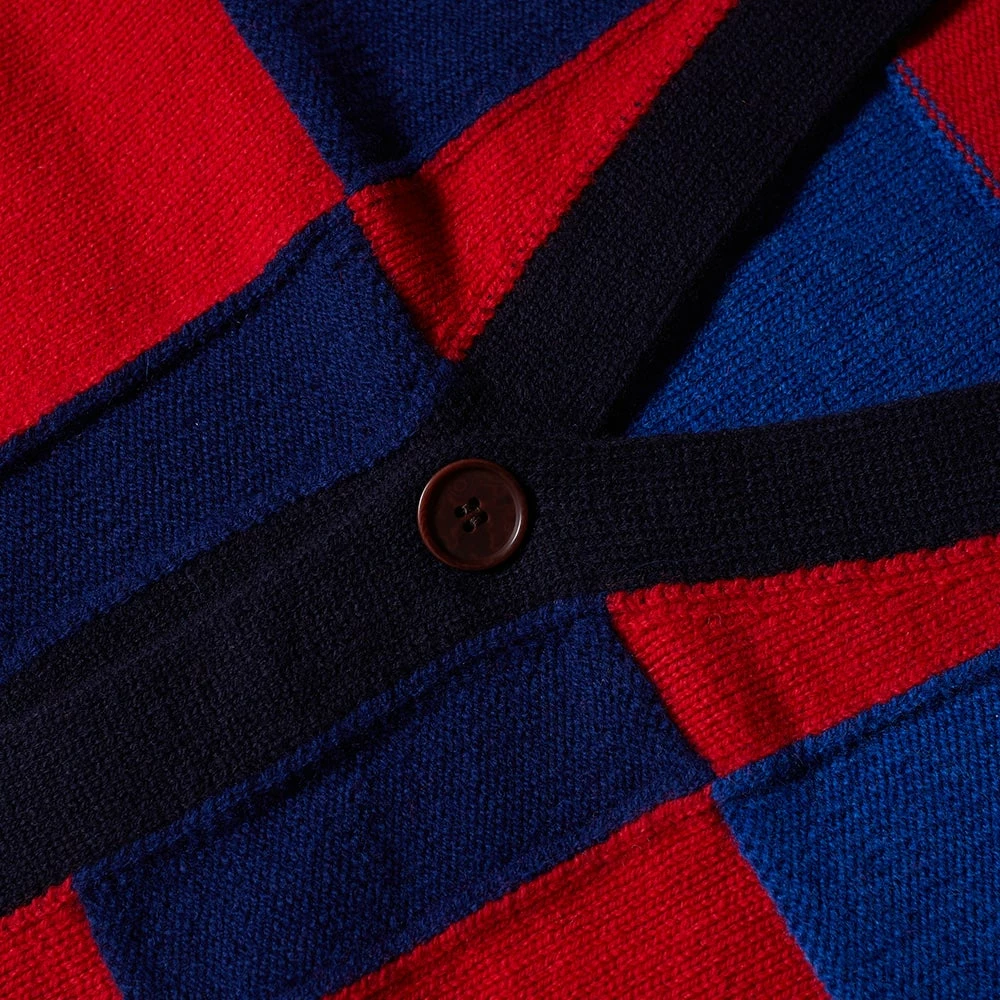 Country Of Origin Check Cardigan 3 Country Of Origin Check Cardigan - Image 3