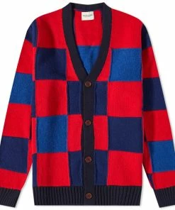 Country Of Origin Check Cardigan
