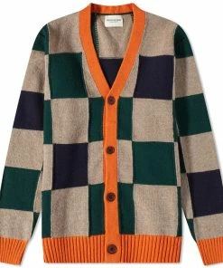 Country Of Origin Check Cardigan