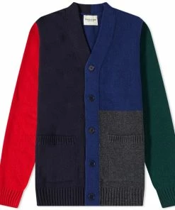 Country Of Origin Multi Colour Block Cardigan