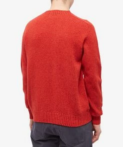 Country Of Origin Supersoft Seamless Crew Knit -Outlet Sweaters Store 17 10 2022 ml coo 202106 red 8