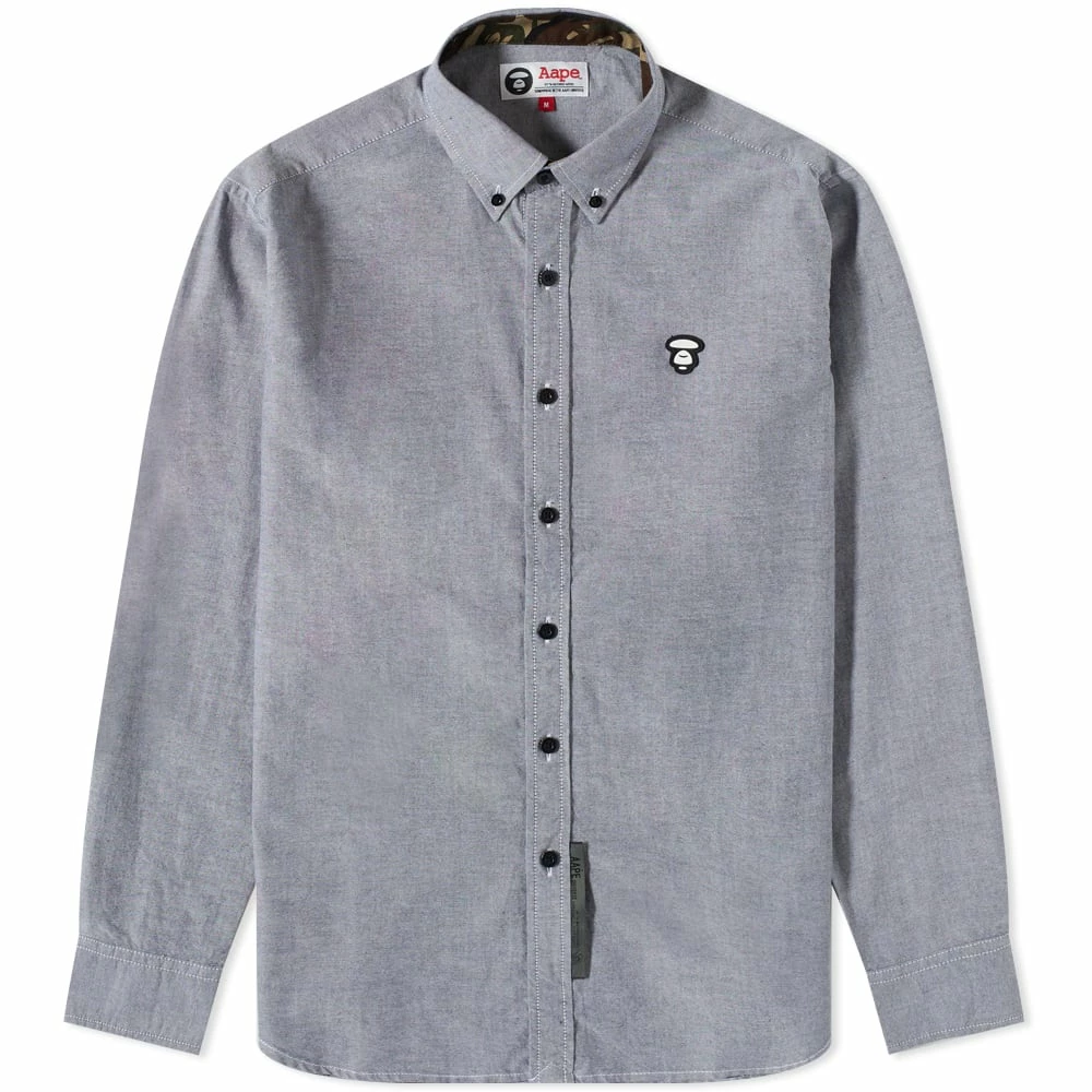 AAPE By A Bathing Ape AAPE Oxford Cotton Shirt 1 AAPE By A Bathing Ape AAPE Oxford Cotton Shirt