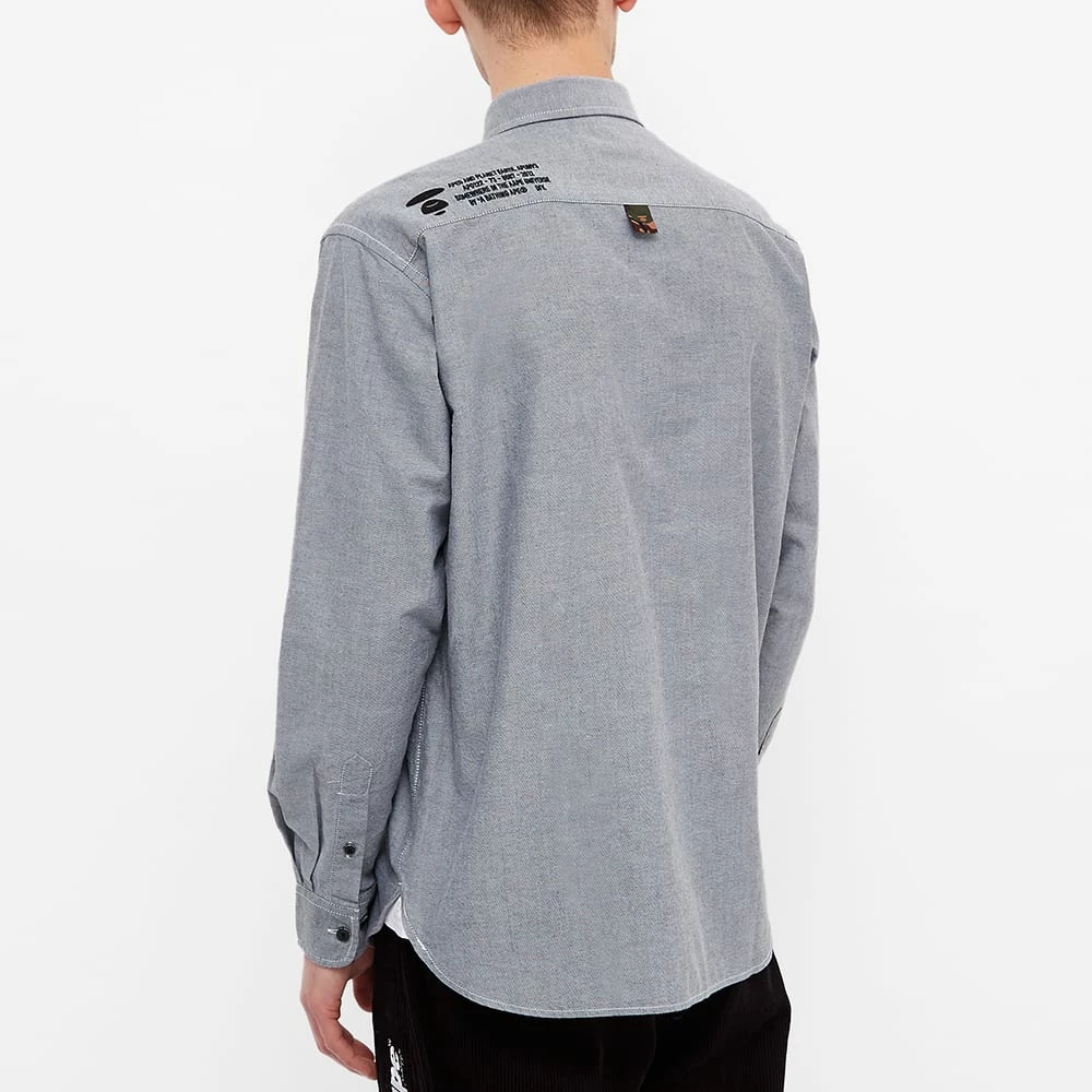 AAPE By A Bathing Ape AAPE Oxford Cotton Shirt 5 AAPE By A Bathing Ape AAPE Oxford Cotton Shirt - Image 5