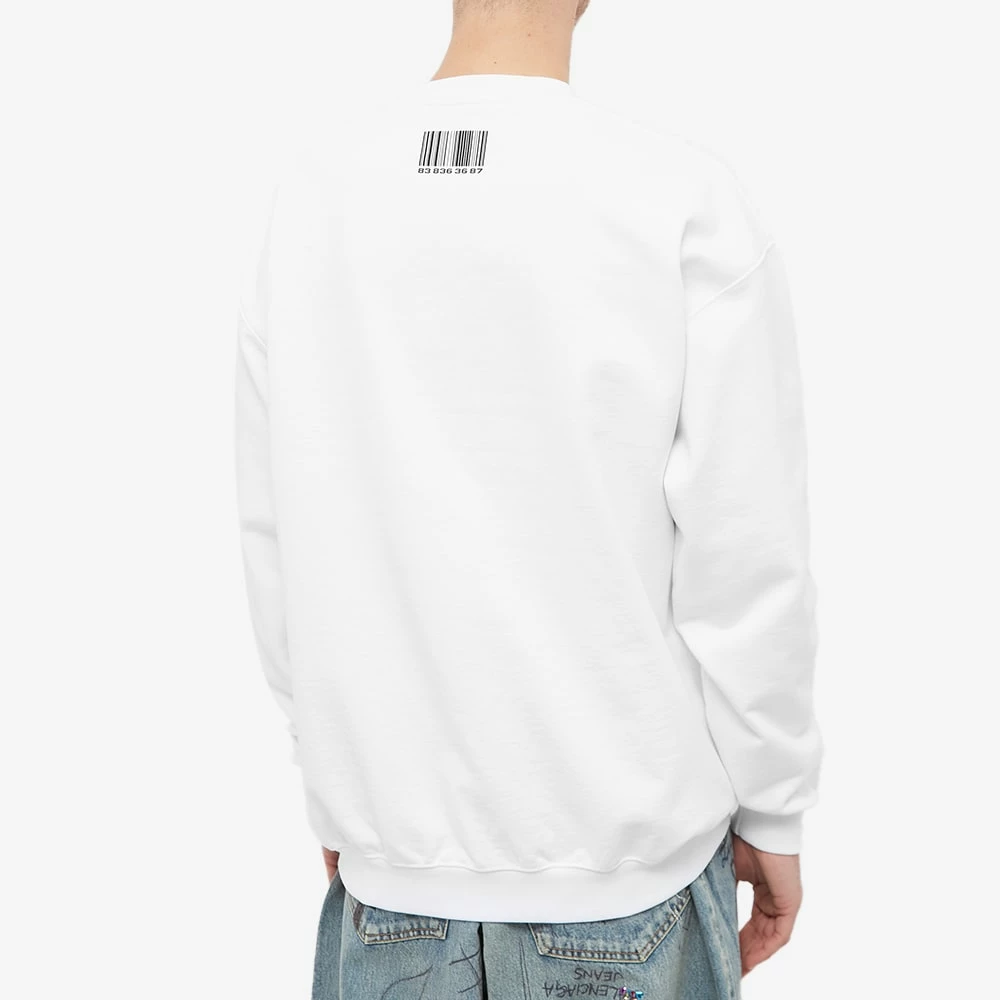 VTMNTS Barcode Crew Sweat 3 VTMNTS Barcode Crew Sweat - Image 3