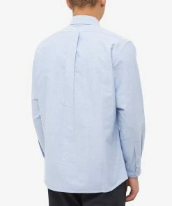 Human Made Oxford Button Down Shirt -Outlet Sweaters Store 17 11 2022 TC HM24SH002BL1 8 1