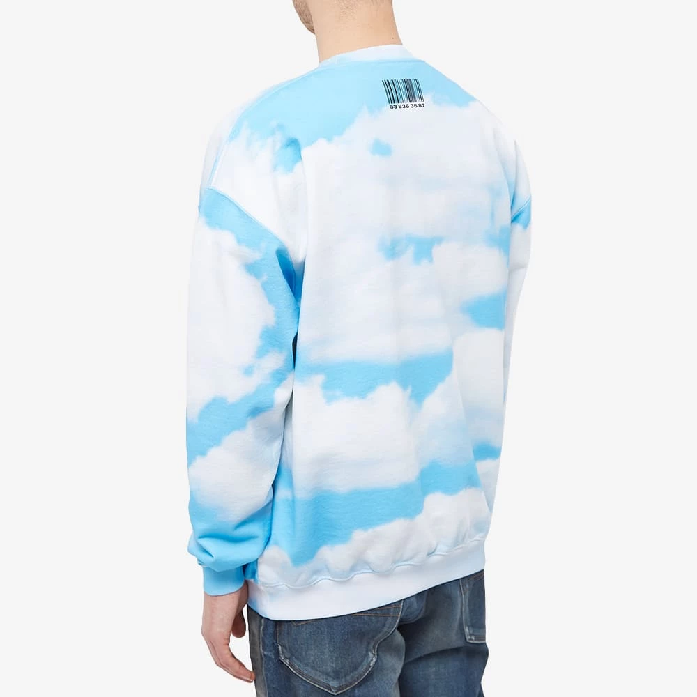 VTMNTS Sky Print Barcode Sweat 3 VTMNTS Sky Print Barcode Sweat - Image 3