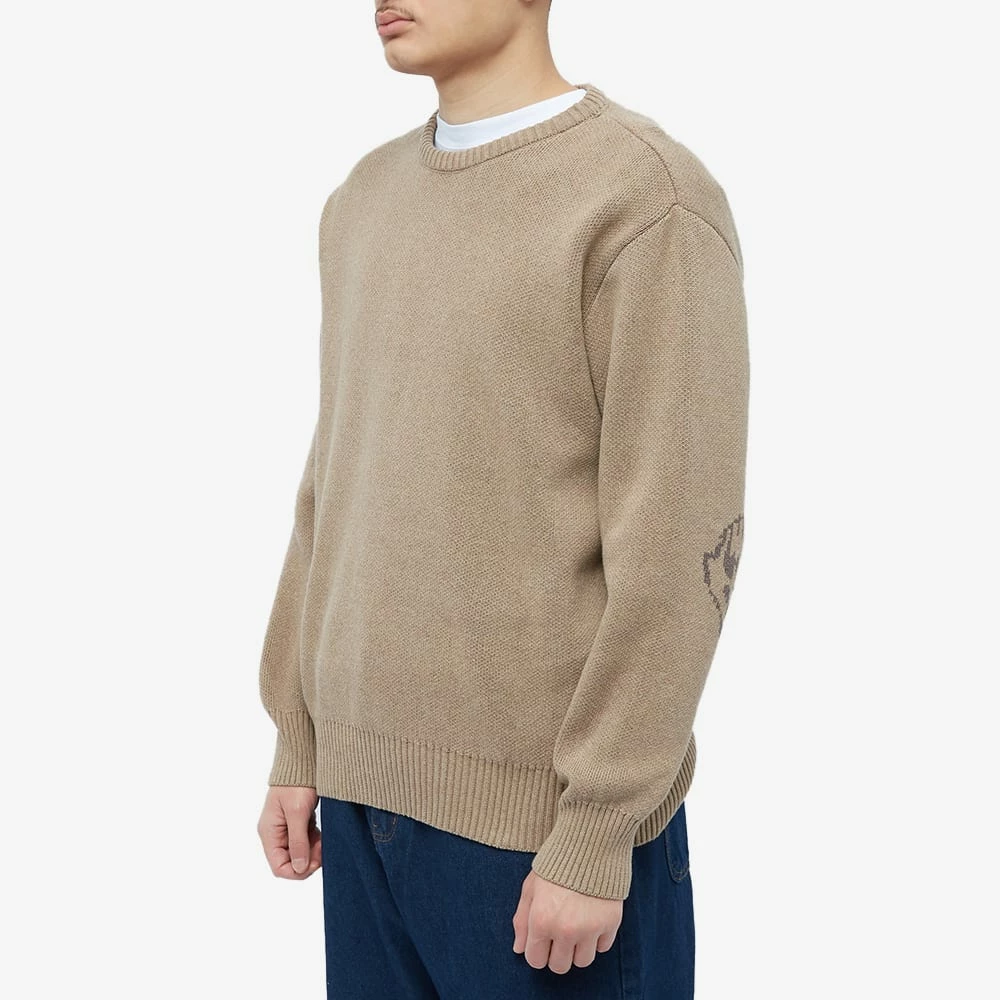 Dancer Elbow Logo Crew Knit 2 Dancer Elbow Logo Crew Knit - Image 2