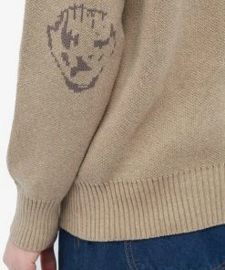 Dancer Elbow Logo Crew Knit 9 Dancer Elbow Logo Crew Knit -Outlet Sweaters Store 17 12 2022 LL DAN ELBKNT BGE 5 1