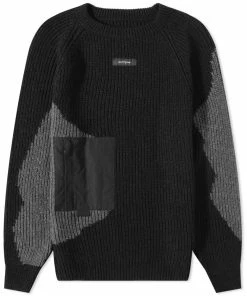 Tobias Birk Nielsen Avot Outgrowth Contrast Crew Knit