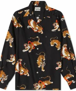 Wacko Maria X Tim Lehi Long Sleeve Type 5 Hawaiian Shirt