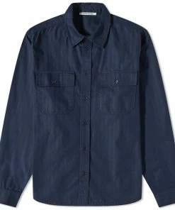 Wood Wood Avenir Herringbone Shirt