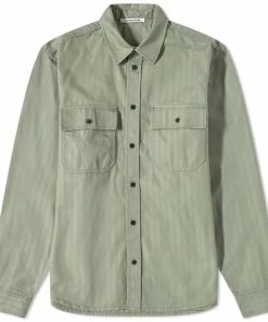 Wood Wood Avenir Herringbone Shirt