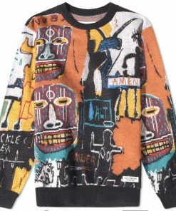 Wacko Maria Jean-Michel Basquiat Crew Knit