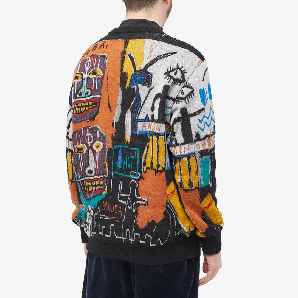 Wacko Maria Jean-Michel Basquiat Crew Knit 3 Wacko Maria Jean-Michel Basquiat Crew Knit - Image 3