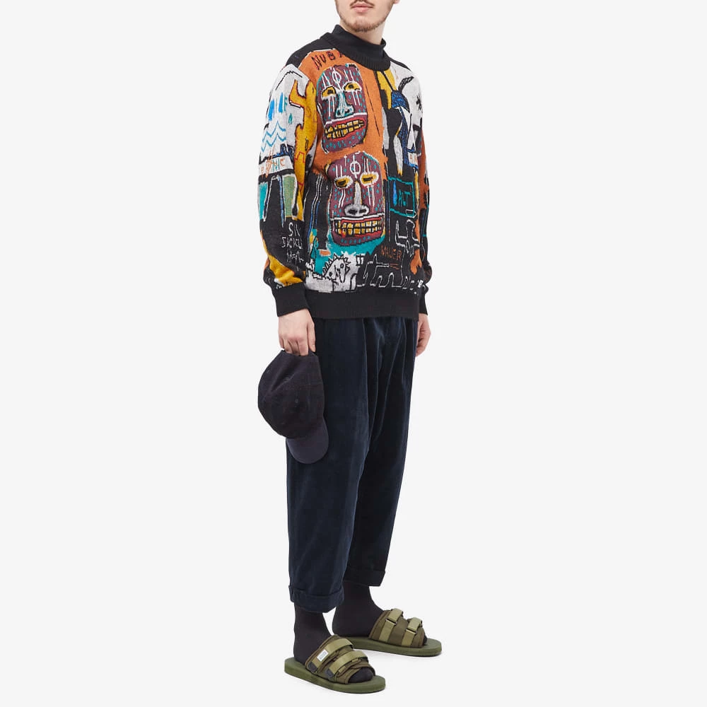 Wacko Maria Jean-Michel Basquiat Crew Knit 4 Wacko Maria Jean-Michel Basquiat Crew Knit - Image 4