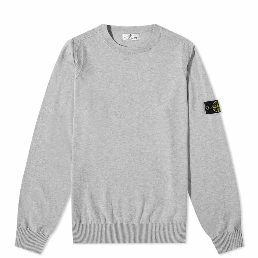 Stone Island Junior Cotton Crew Knit 1 Stone Island Junior Cotton Crew Knit
